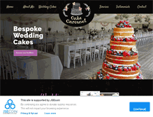 Tablet Screenshot of cake-carousel.co.uk